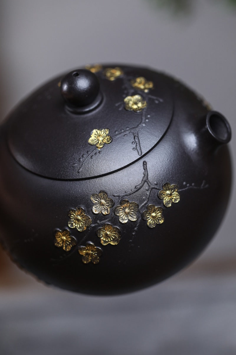 Yixing Zisha Teapot [Plum Blossom Xishi] (Shi Huang - 270ml)