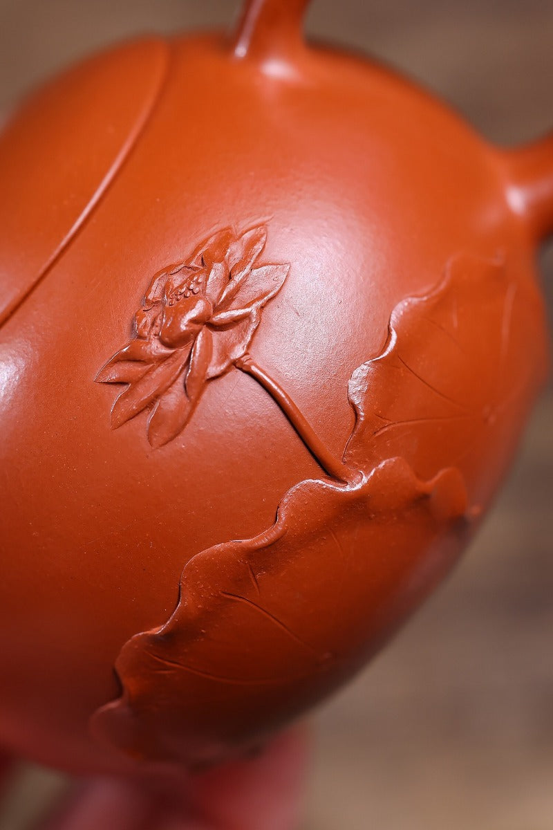Teiera Yixing Zisha [Lotus Xishi] (Zhao Zhuang Zhu Ni - 280ml)