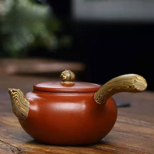 Full Handmade Yixing Zisha Teapot [Tang Yu Pot] (Qing Shui Ni/Jiao Ni - 270ml)