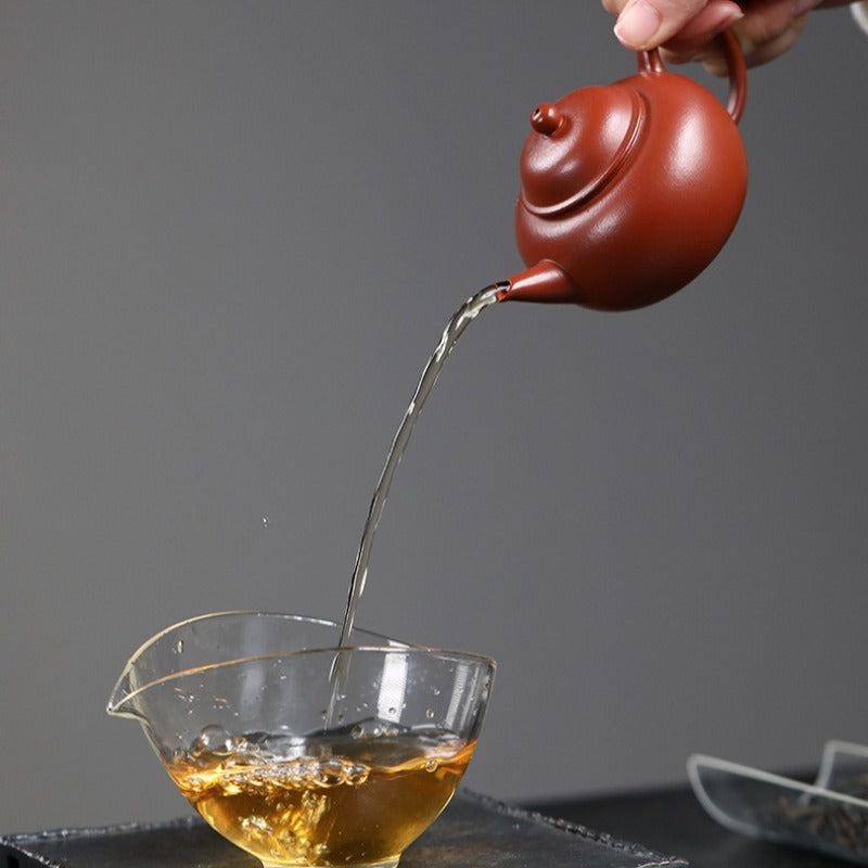 Yixing Zisha Teapot [Shui Ping] (Zhu Ni - 130ml)