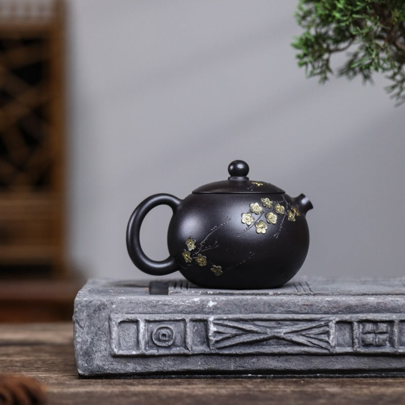 Yixing Zisha Teapot [Plum Blossom Xishi] (Shi Huang - 270ml)