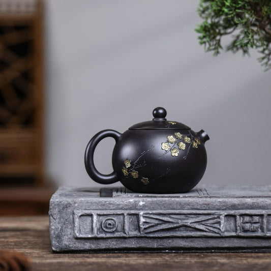 Yixing Zisha Teapot [Plum Blossom Xishi] (Shi Huang - 270ml)