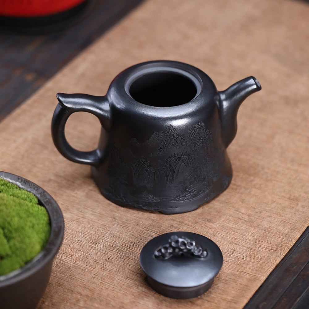 Théière Yixing Zisha [Montagne Jinzhong] (Shi Huang - 310 ml)