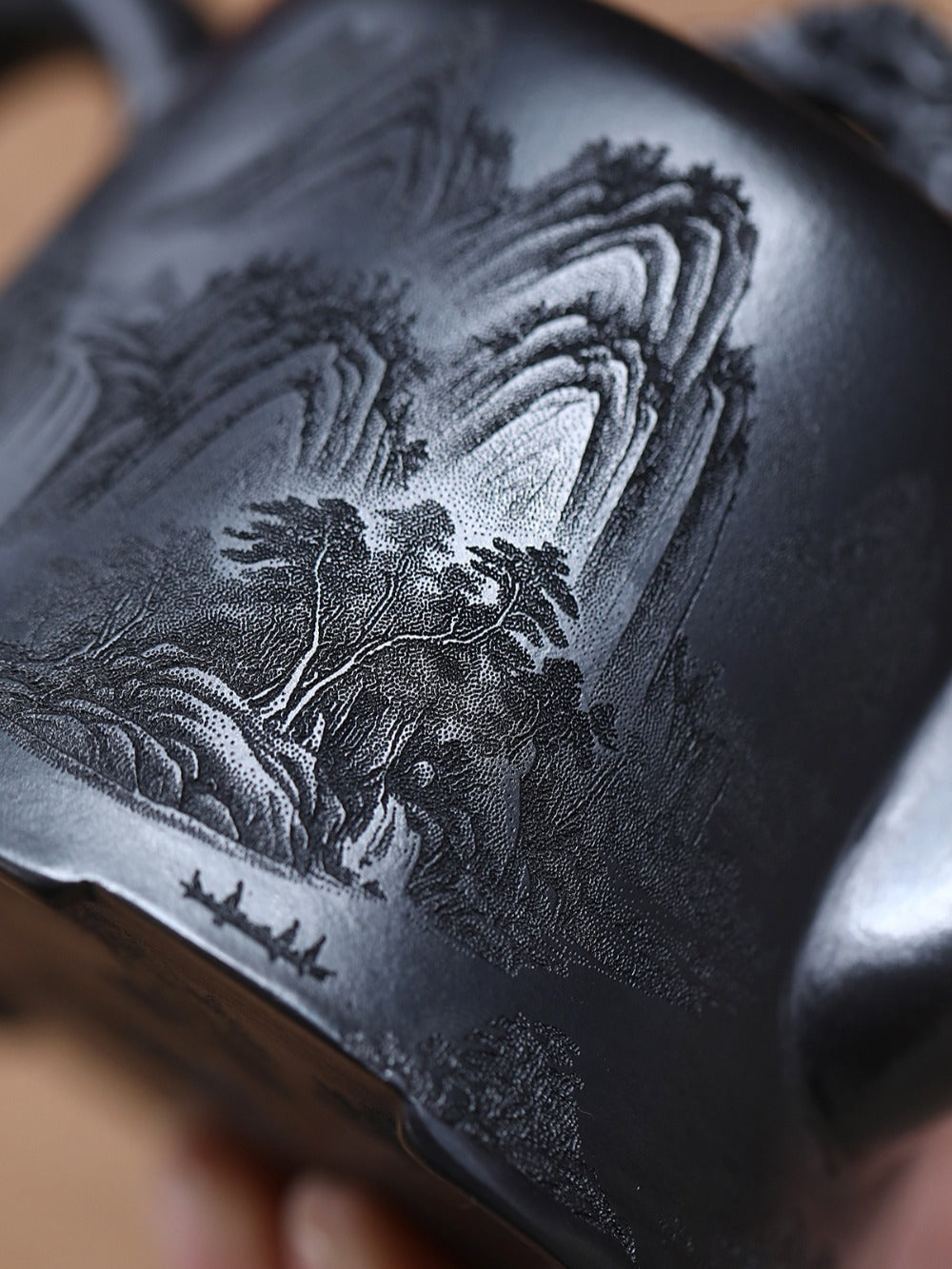 Théière Yixing Zisha [Montagne Jinzhong] (Shi Huang - 310 ml)