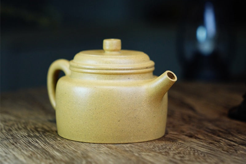 Théière Yixing Zisha entièrement faite à la main [Pot Dezhong] (Bensan Ni - 170 ml)