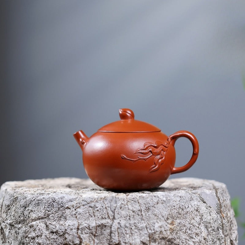 Teko Zisha Yixing [Peach Xishi] (Zhao Zhuang Zhu Ni - 240ml)