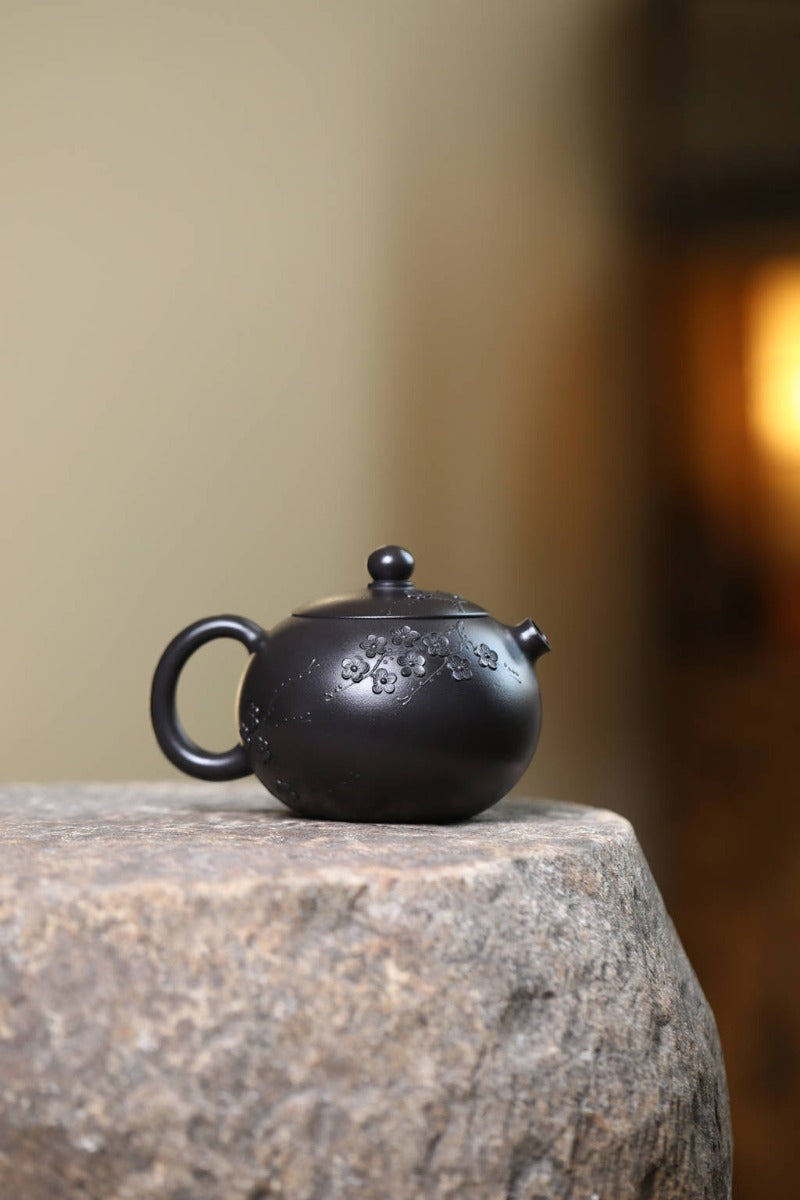 宜兴紫砂茶壶【西施壶】（黑泥- 270ml）
