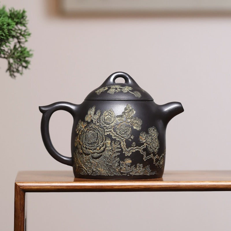 Yixing-Zisha-Teekanne [Qin Quan] (Shi Huang - 420 ml)