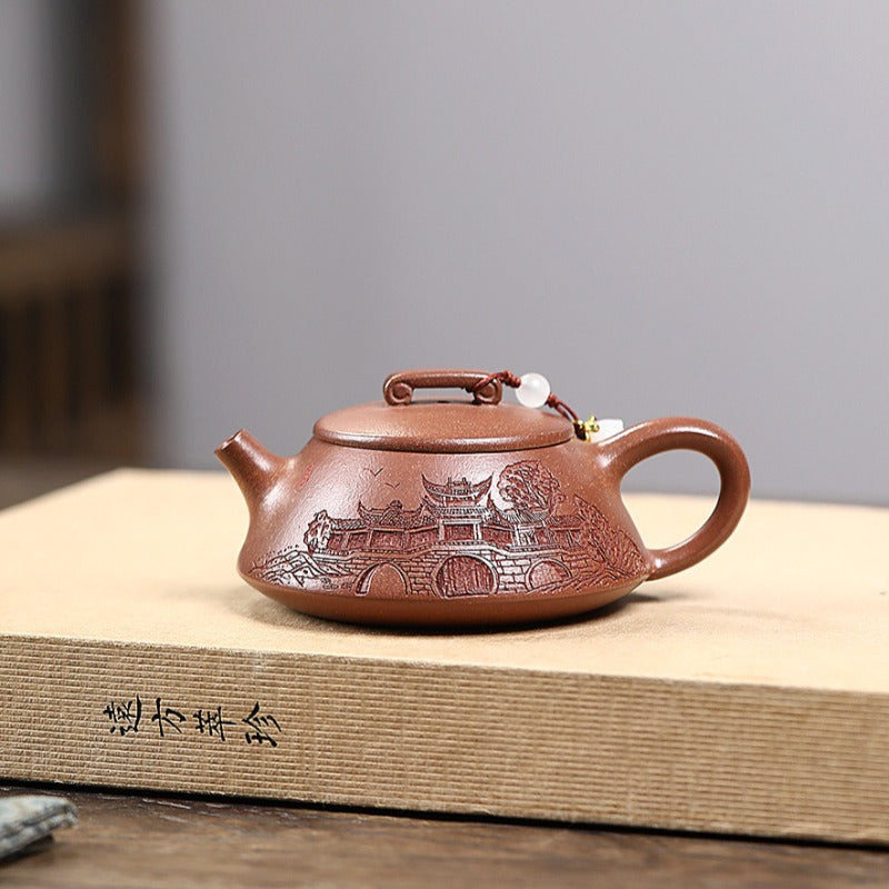 Teko Yixing Zisha [Qiao Gai Na Piao] (Jiang Po Ni - 170ml)