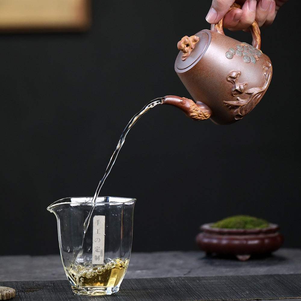 Yixing Zisha Teapot [Yunhai Song Tao 云海松涛] (High Temperature Duan Ni - 255ml)