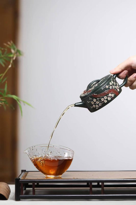 Yixing Zisha Teapot [Meixiang Hanwa] (Lu Ni - 160ml)