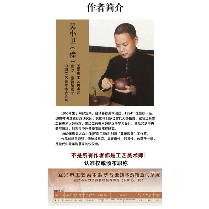 Full Handmade Yixing Zisha Teapot [Ling Hua Hanwa] (Xiao Meiyao Zhu Ni - 180ml)