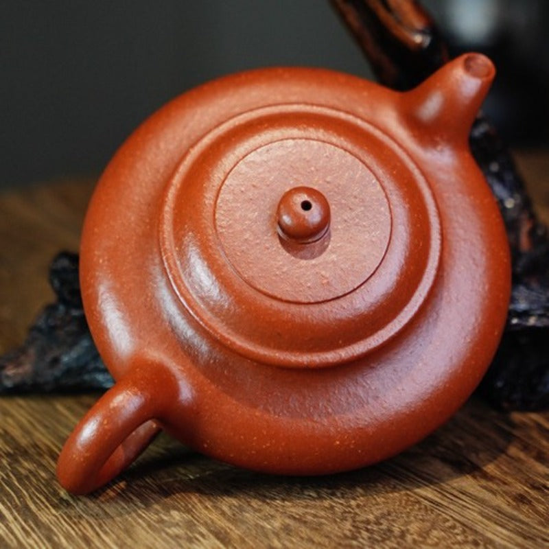 Full Handmade Yixing Zisha Teapot [Xu Bian Pot] (Jiang Po Ni - 210ml)