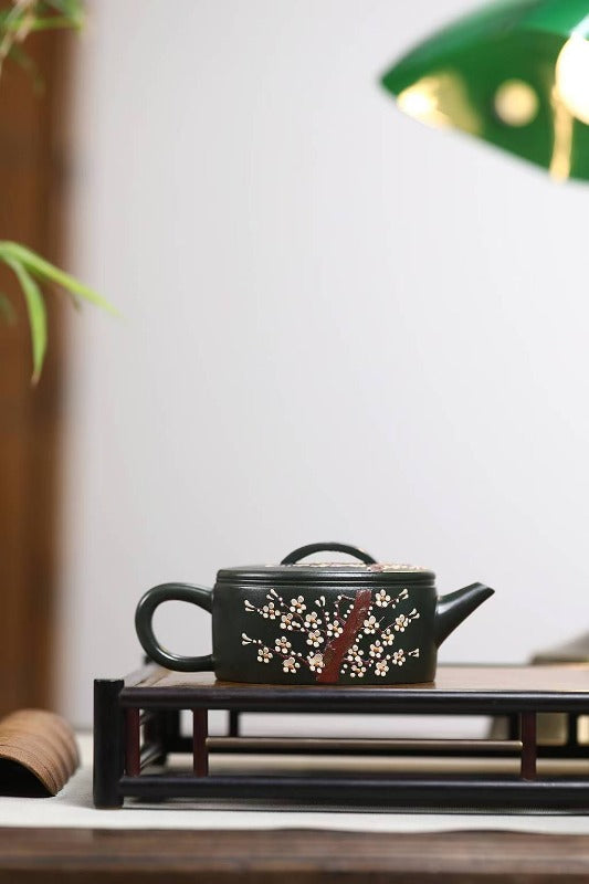Yixing Zisha Teapot [Meixiang Hanwa] (Lu Ni - 160ml)