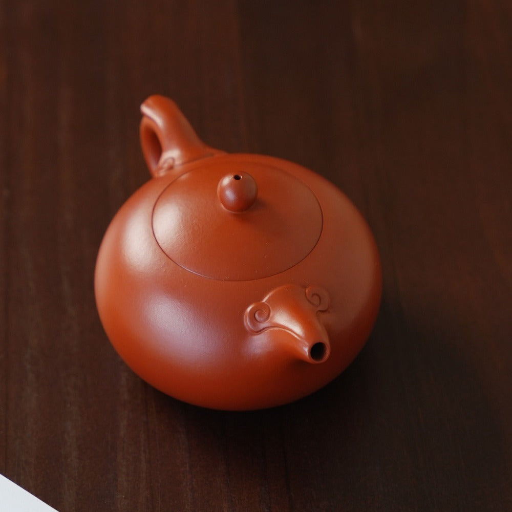 Théière Yixing Zisha entièrement faite à la main [Pot Yu Ru] (Xiao Meiyao Zhu Ni - 210 ml)