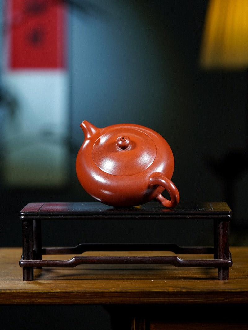 Full Handmade Yixing Zisha Teapot [Wan Yu] (Dahongpao - 320ml)