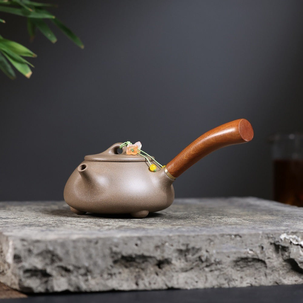 Yixing Zisha Teapot [Tang Yu Shi Piao] (Zi Ni/Qinghua Duan - 230ml)