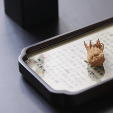 Load image into Gallery viewer, Chinese Sytle [Lanting Xu] Bamboo Tea Tray | 国风竹制 [兰亭序] 托盘 干泡盘 茶盘
