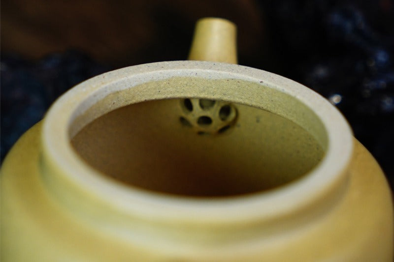 Théière Yixing Zisha entièrement faite à la main [Pot Dezhong] (Bensan Ni - 170 ml)