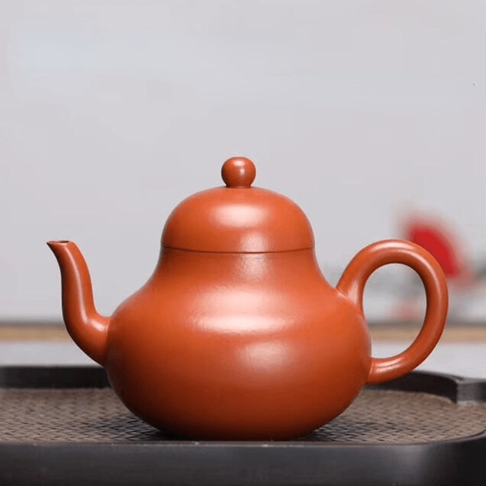 Full Handmade Yixing Zisha Teapot [Si Ting Pot] (Zhu Ni - 150ml)