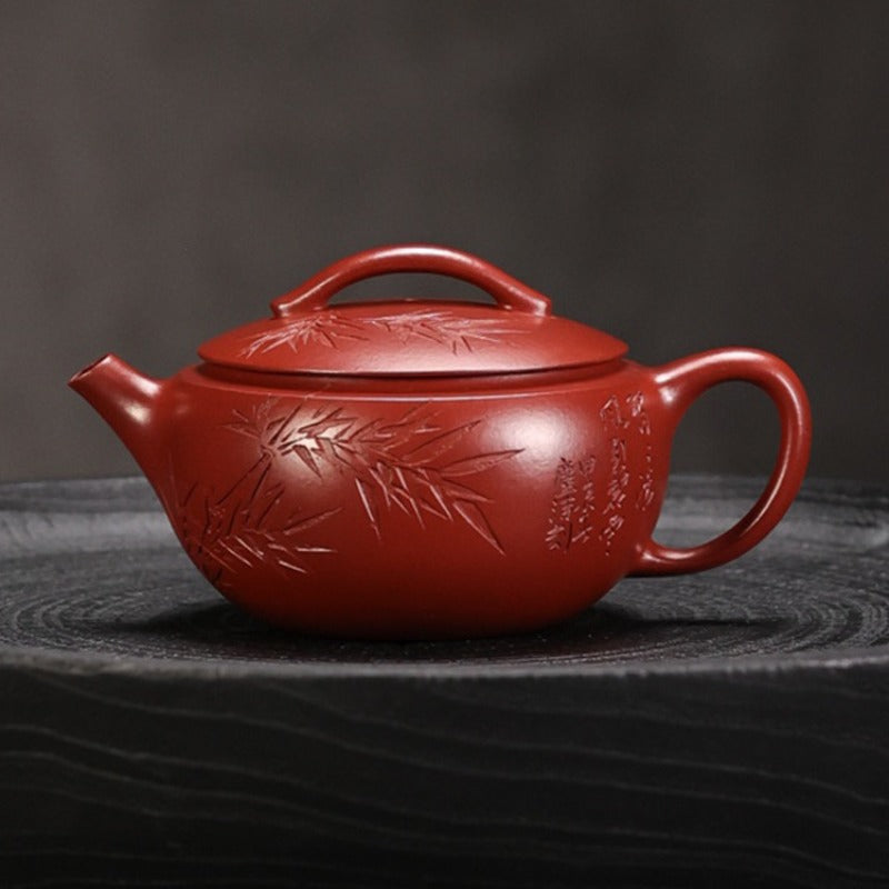 Full Handmade Yixing Zisha Teapot [Hanwa Pot] (Dahongpao - 160ml)