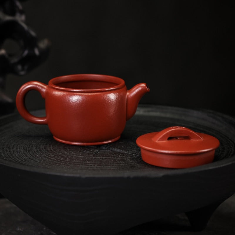 Teiera Yixing Zisha completamente fatta a mano [Hanwa Pot] (Dahongpao - 170 ml)