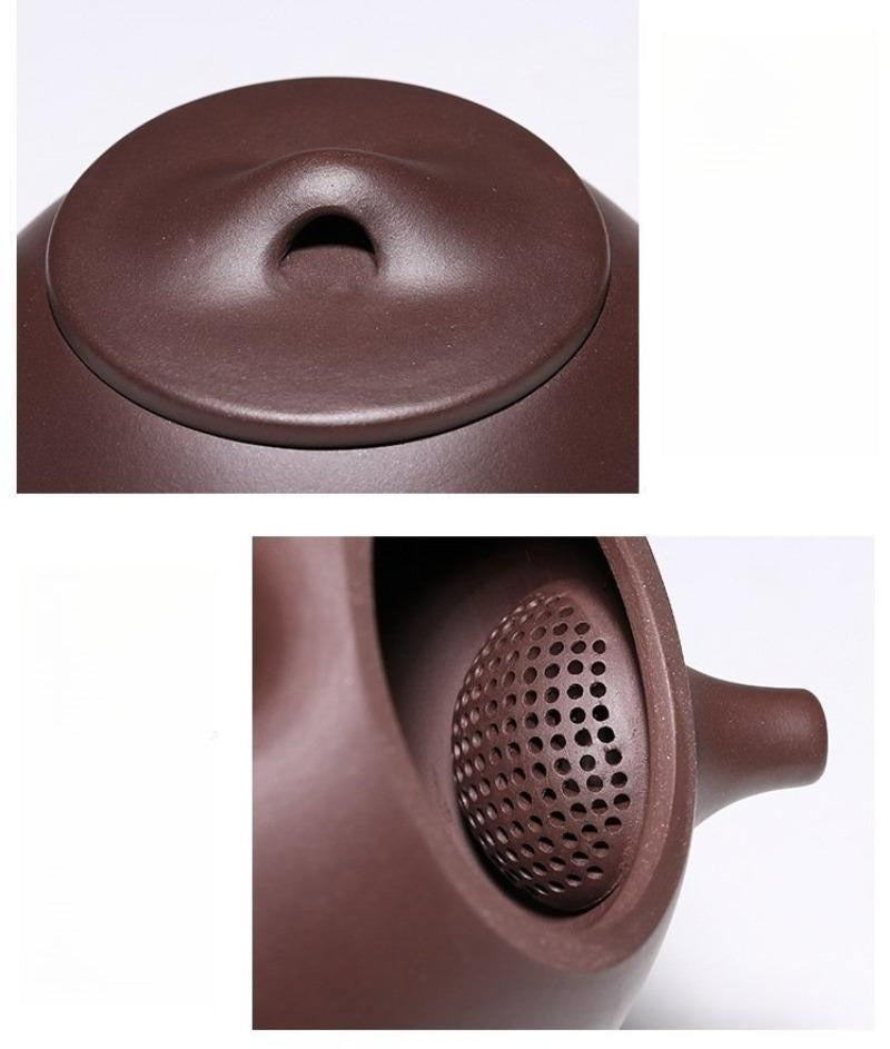Yixing Zisha Teapot [Jingzhou Shi Piao] (Lao Zi Ni/Zi Ni - 270/240ml)