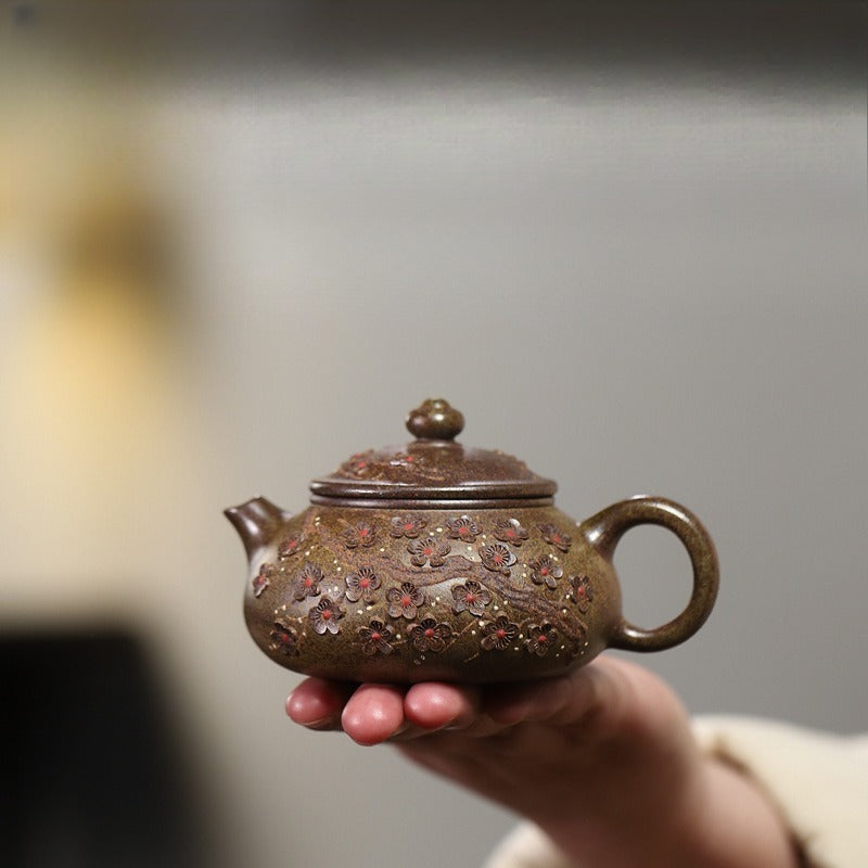 Exquisite Yixing Zisha Teekanne [Fragrance Han Jiang] (Duan Ni Holzfeuerbrand - 150ml)