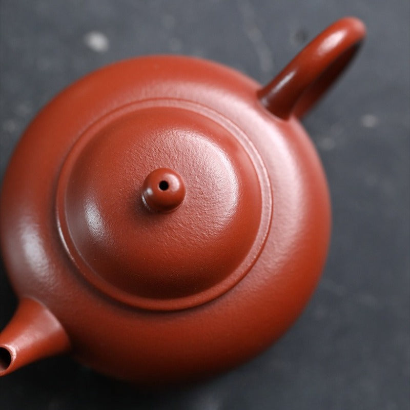Yixing Zisha Teapot [Shui Ping] (Zhu Ni - 130ml)