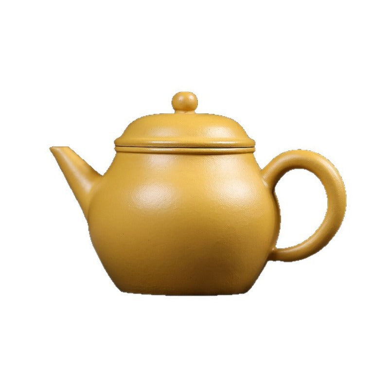 Yixing Zisha Teapot [Shui Ping] (Huangjin Zhu Ni - 150ml)
