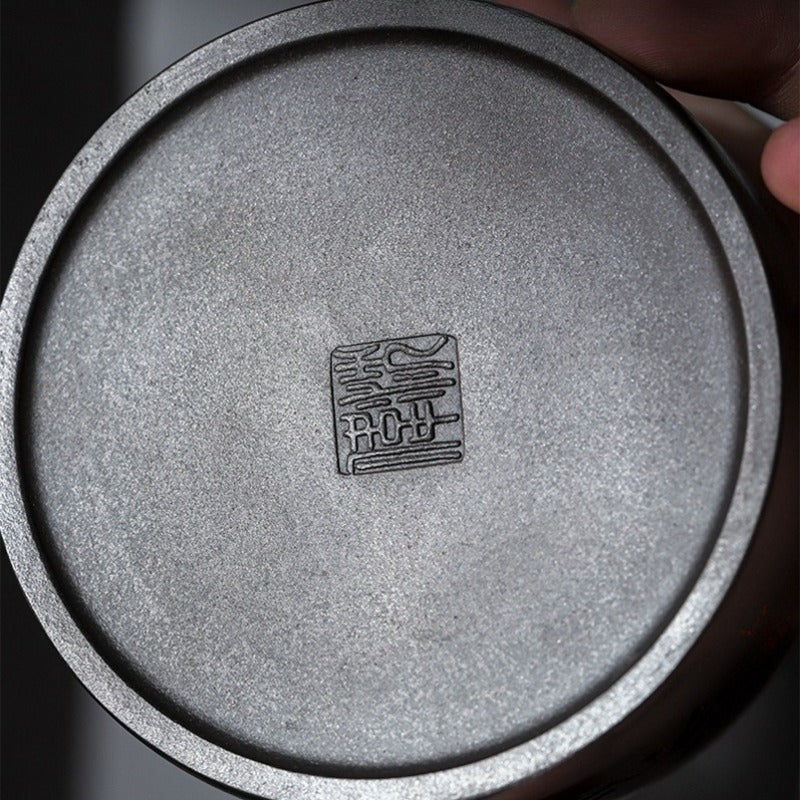 Théière Yixing Zisha entièrement faite à la main [Zhi Xiang Hanwa] (Tian Qing Ni - 200 ml)