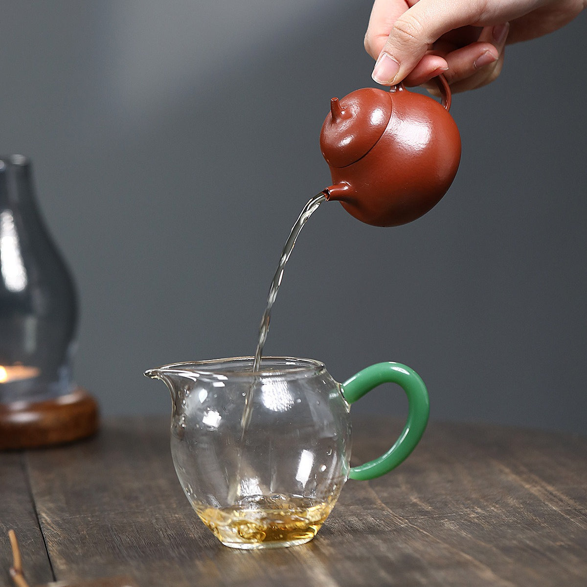 Yixing Zisha Teapot [Mini Eggplant Pot] (Wrinkled Skin Zhu Ni - 100ml)