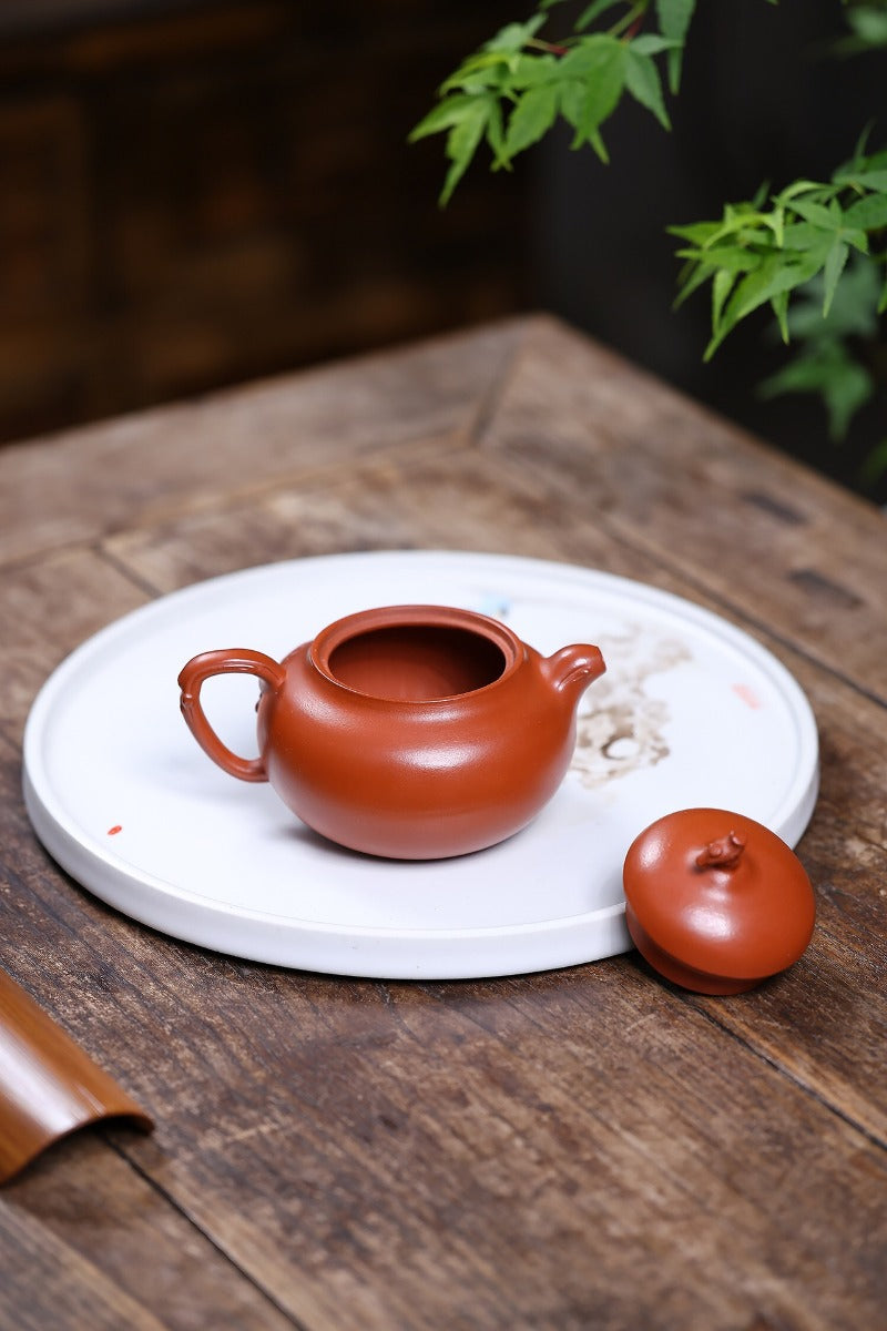 Teiera Yixing Zisha [Peach Leaves Wendan] (Zhao Zhuang Zhu Ni - 200ml)