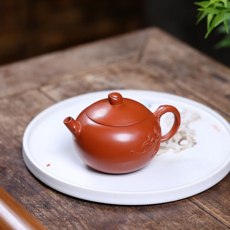 Teko Zisha Yixing [Peach Xishi] (Zhao Zhuang Zhu Ni - 240ml)