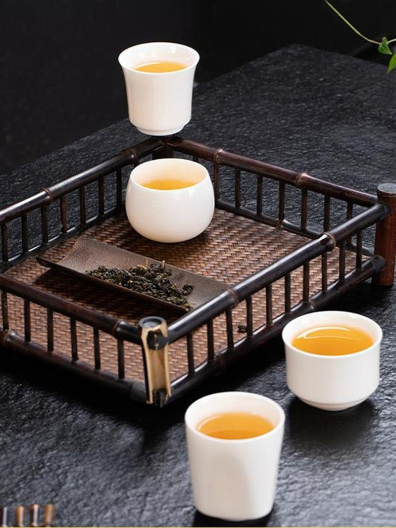 Mutton Fat Jade White Porcelain Glazed Master Tea Cup 75-120ml