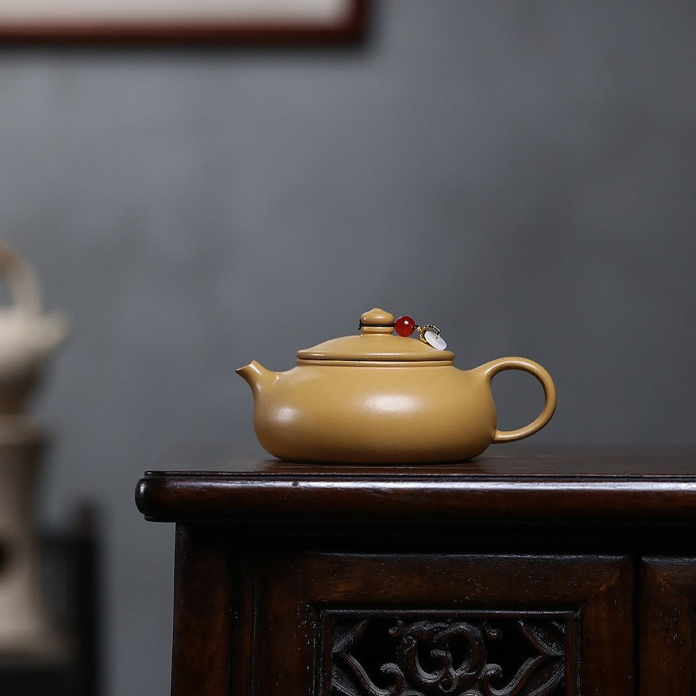 Théière Yixing Zisha [Han Jiang] (Huangjin Duan Ni - 170 ml)