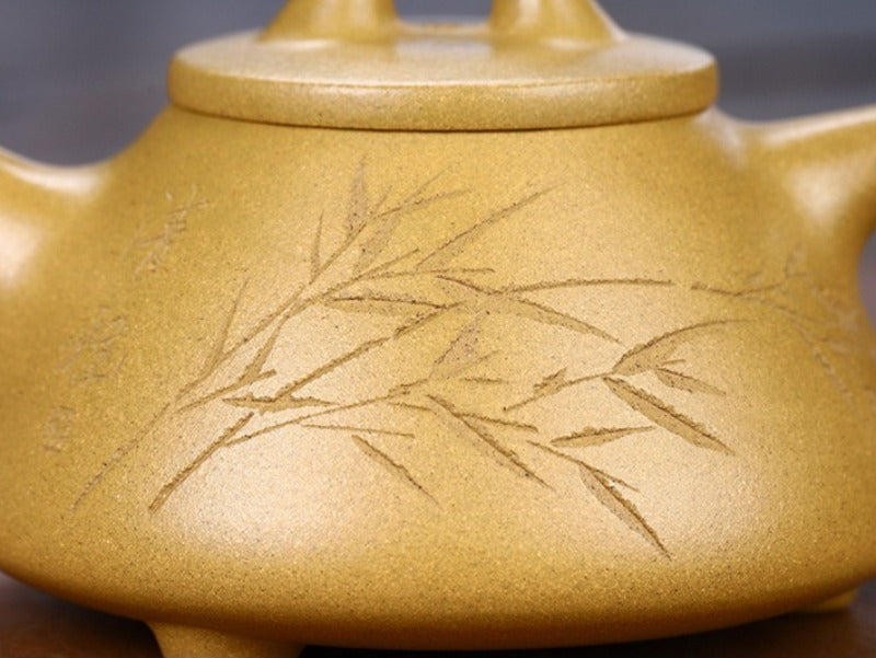 Yixing Zisha Teapot [Ziye Shi Piao] (Huangjin Duan Ni - 240ml)