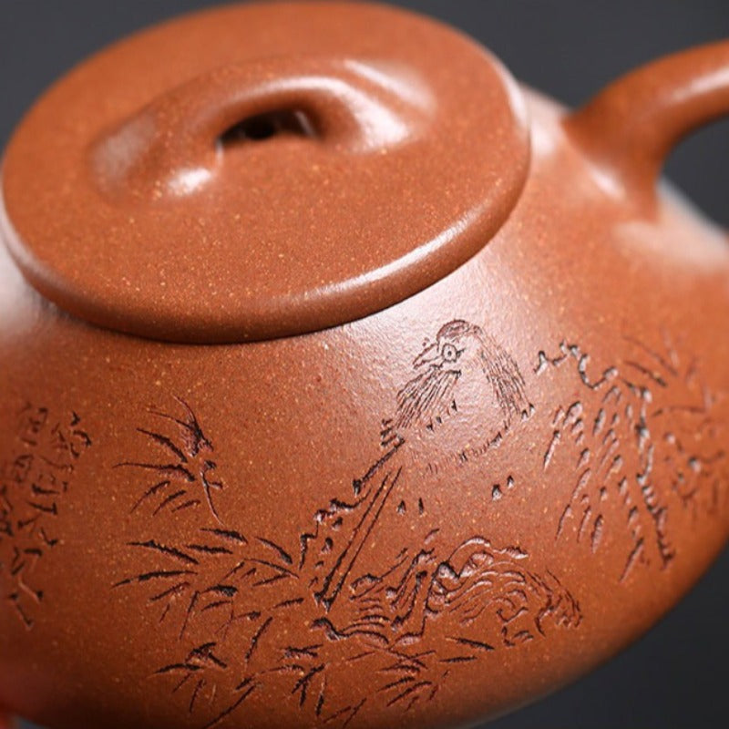 Exquisita tetera Yixing Zisha [Yi Qing Shi Piao] (Jiang Po Ni - 190ml)