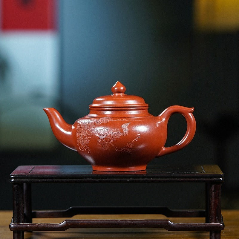 Théière Yixing Zisha entièrement faite à la main [Pot Xiao Ying] (Dahongpao - 350ml)
