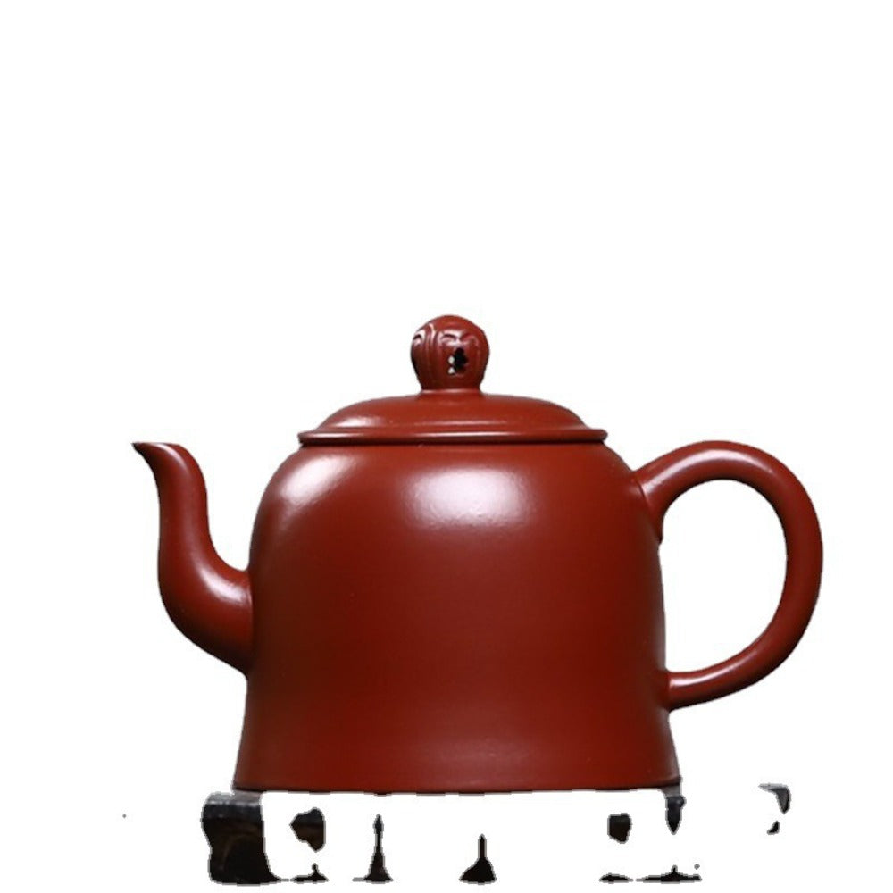 全手工宜兴紫砂茶壶 [金钟壶] (大红袍 - 170ml)