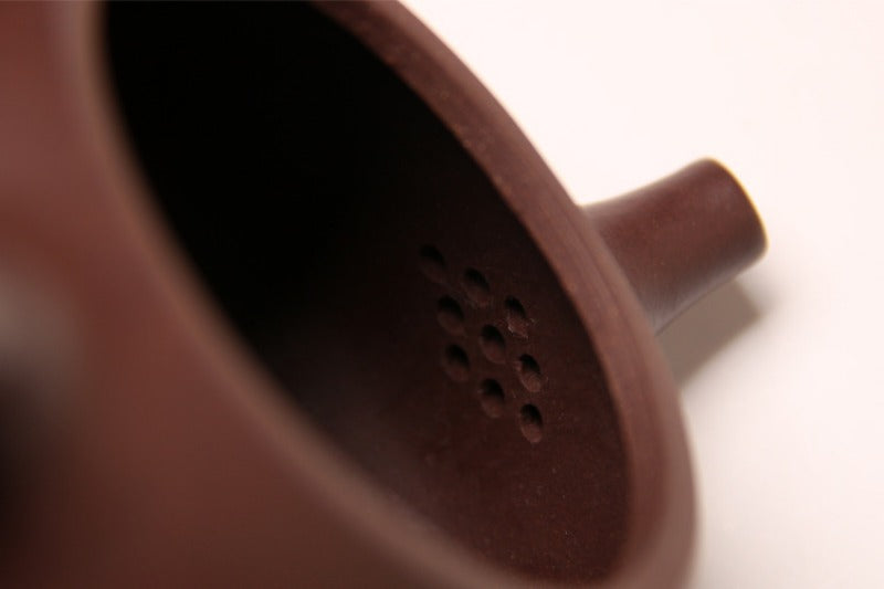 Théière Yixing Zisha entièrement faite à la main [Pot Jingzhou Shi Piao] (Zi Ni - 370 ml)