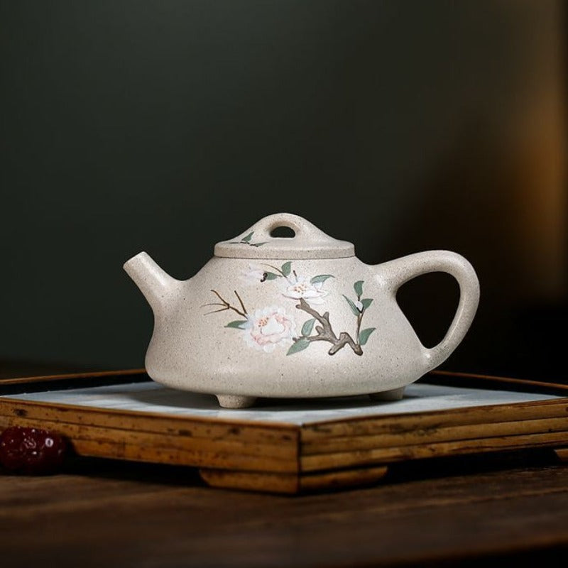 Yixing Zisha Teapot [Ziye Shi Piao] (Bai Duan Ni - 250ml)