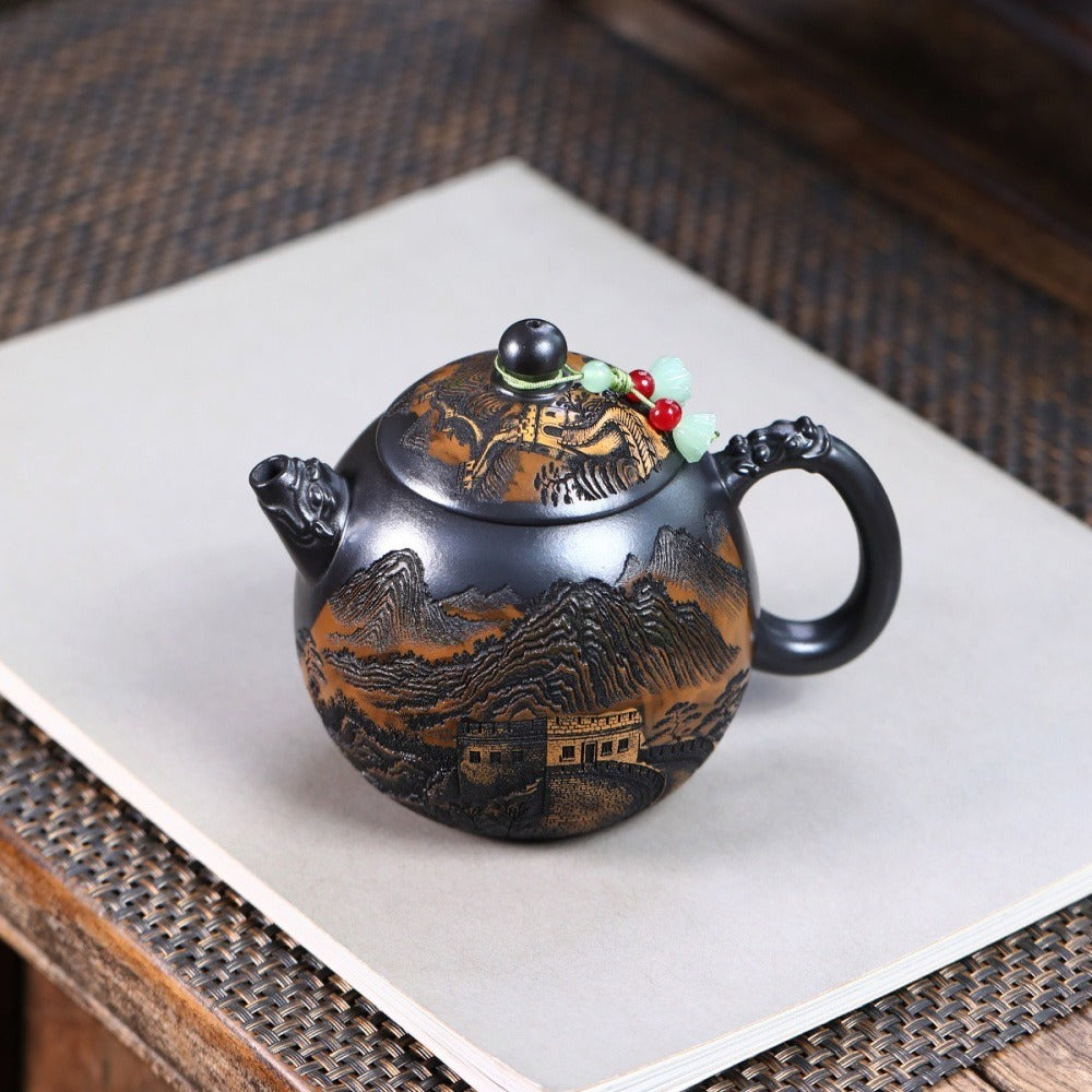 Yixing Zisha Teapot [The Great Wall] (Shi Huang - 320ml)