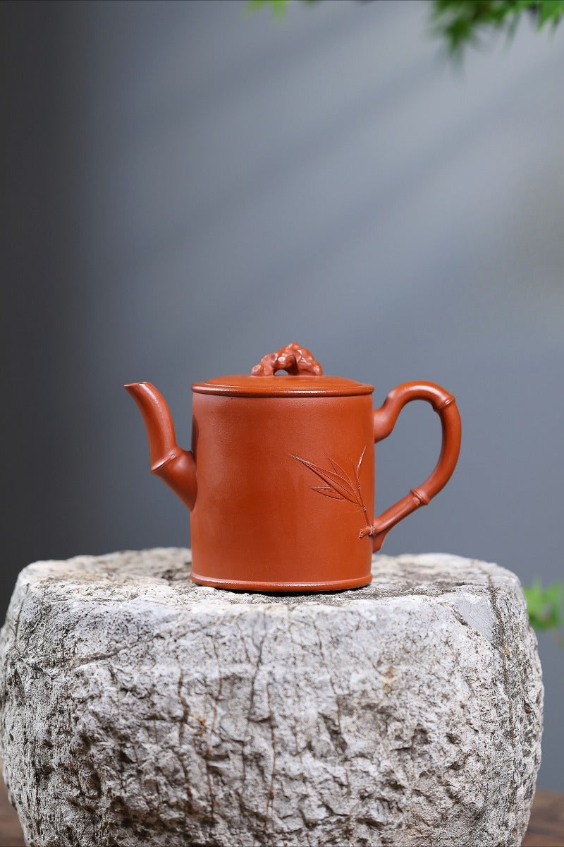 Teko Zisha Yixing [Taihu Stone Bamboo] (Zhao Zhuang Zhu Ni - 300ml)