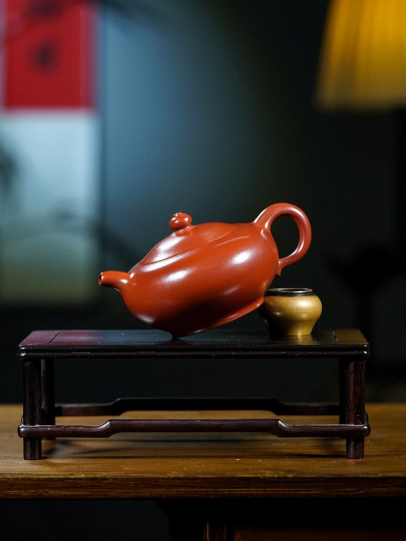 Full Handmade Yixing Zisha Teapot [Wan Yu] (Dahongpao - 320ml)