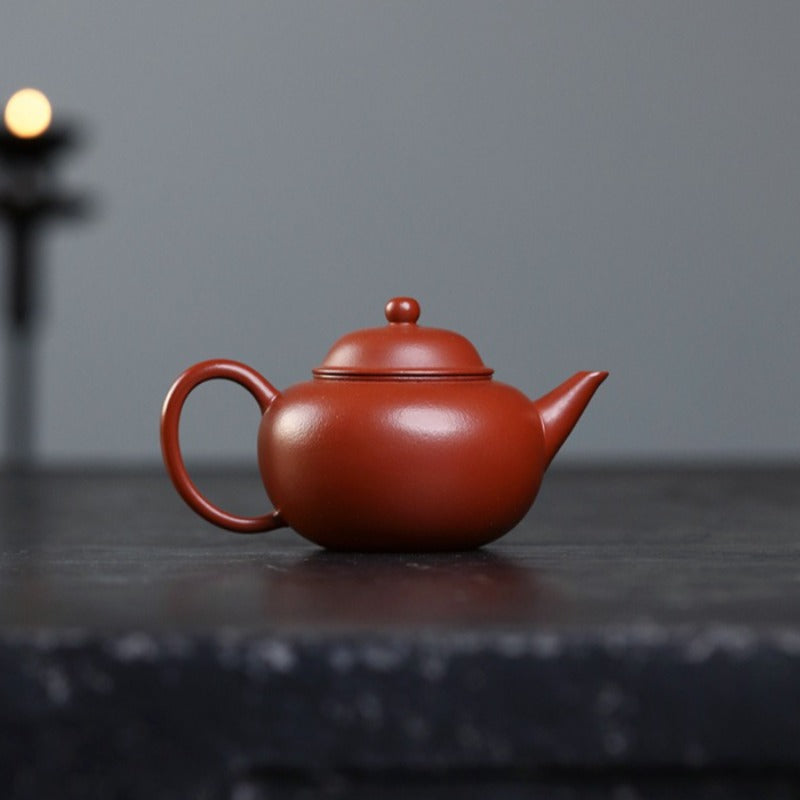 Yixing Zisha Teapot [Shui Ping] (Zhu Ni - 130ml)