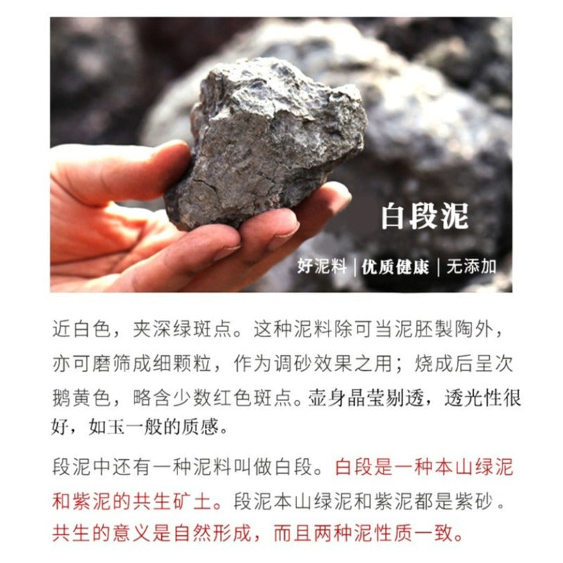 Full Handmade Yixing Zisha Teapot [Flowers Collection] 1 Pot 4 Cups Set (Bei Duan Ni - 245ml)