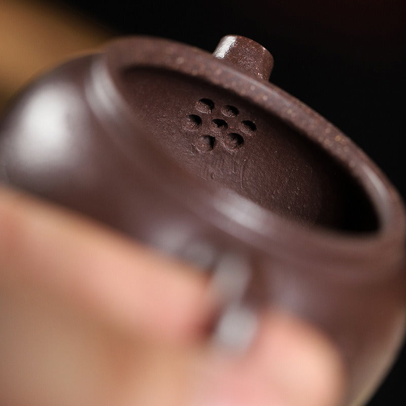 Yixing Zisha Teapot [Mini Lotus Joy] (Lao Zi Ni - 110ml)