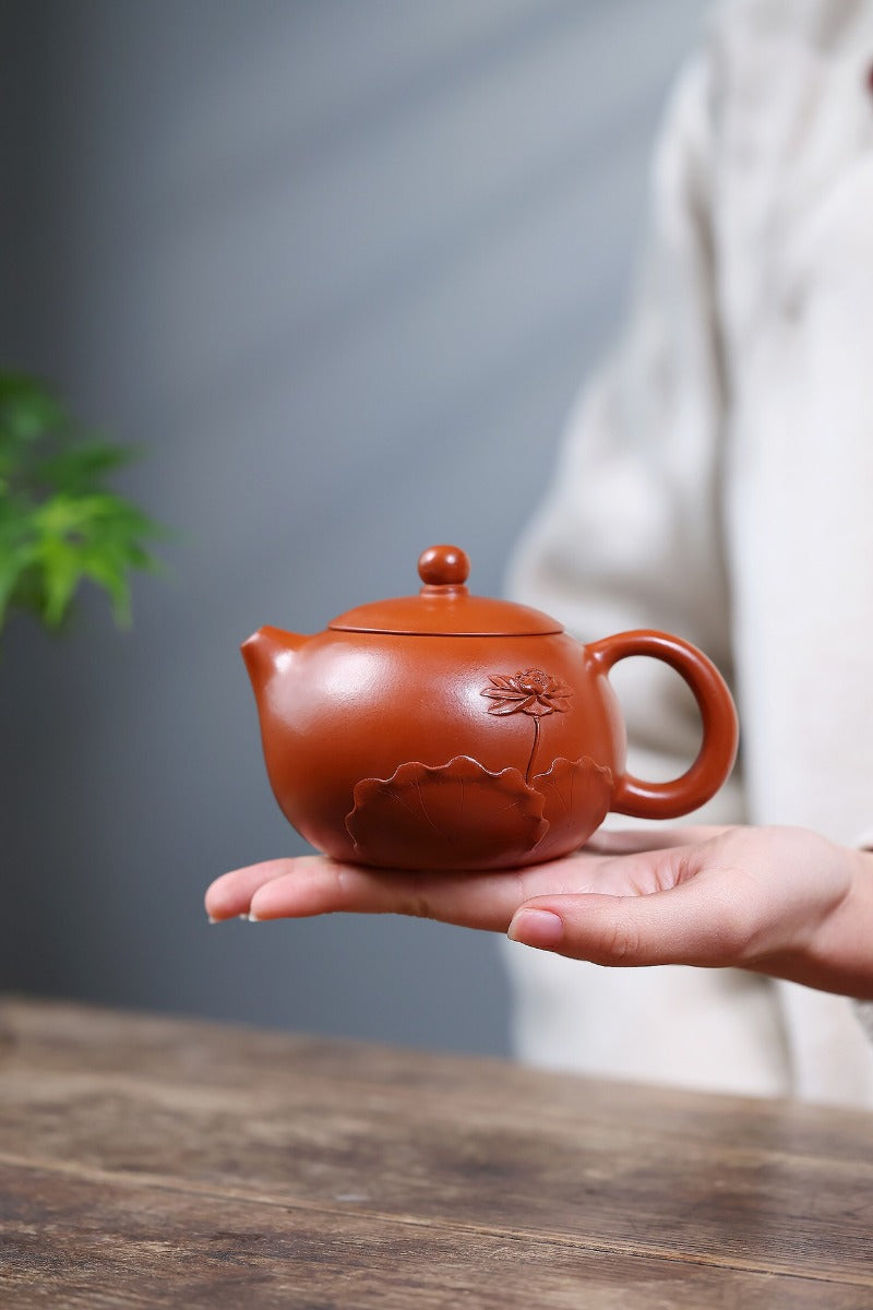 Teiera Yixing Zisha [Lotus Xishi] (Zhao Zhuang Zhu Ni - 280ml)