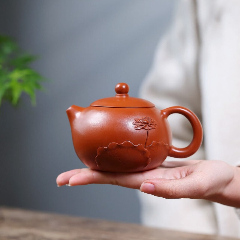 Teiera Yixing Zisha [Lotus Xishi] (Zhao Zhuang Zhu Ni - 280ml)